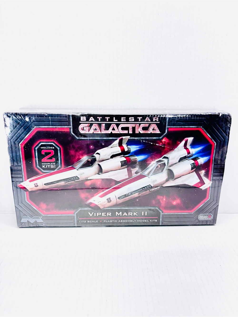 1/72 Moebius Model Battlestar Galactica VIPER MARK II INCL. 2 Kits #957 Sealed